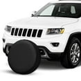 thumbnail image 2 of Kdxio Black for Tire Cover Wheel Protectors Tyre Covers Weatherproof Wheel Covers Universal Fit for Trailer Rv SUV Truck Camper Travel Trailers 16 inch, 2 of 8