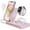 Pink New Version, variant on 3 in 1 Charging Station,15W Wireless Charger,Phone Charging Stand Compatible with iPhone 17 16 15 14 13 12 11 Pro Max Plus XS XR X 8,for iWatch 9 8 7 6 5 4 3 2 SE,for AirPods 3 2 Pro,Pink