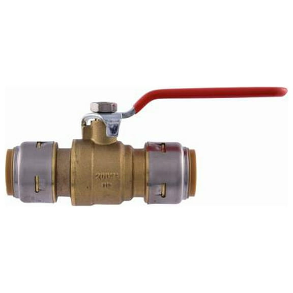 SharkBite UR22185A Push-Fit Ball Valve, Lead-Free, 3/4 In. - Quantity 12