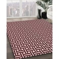 thumbnail image 3 of Ahgly Company Machine Washable Indoor Square Transitional Flamingo Pink Area Rugs, 4' Square, 3 of 7