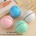 thumbnail image 4 of Cat Toys Ball,360 Degree Rotation Interactive Cat Toys Ball With Feather And Bell USB Rechargeable Electric Rolling Ball Toy Cat Smart Automatic Teaser For Cats, 4 of 8