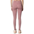 thumbnail image 2 of Made by Johnny Women's Peached Front Seamless Leggings with Inner Pocket Full-Length Yoga Pants S ROSE_PINK, 2 of 6