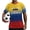 Colombia Flag, variant on Morocco Flag Football Print Soccer Jersey Men Sports Shirts Short Sleeve Top Workout Fitness Outfits, Football Matches & Gym Training