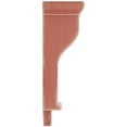 thumbnail image 2 of Ekena Millwork 4 1/2"W x 10"D x 13 3/4"H Arlington Wood Vintage Decor Corbel, Salvage Red, 2 of 6