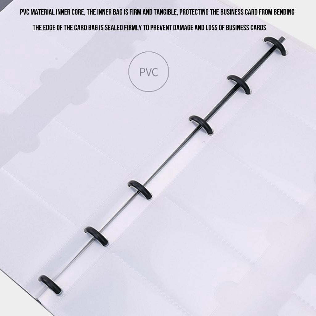 Card Album 10 Pocket Trading Cards Binder 30 Pages 600 Double Sided Pocket