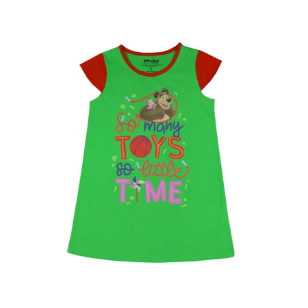 UPC: 0195466009572 | Masha and The Bear Short Sleeve Playtime Dress