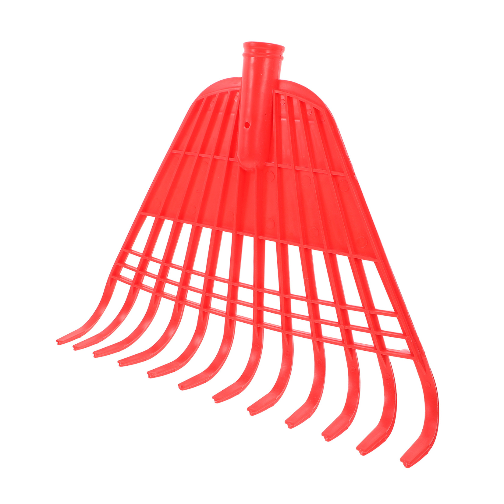 OUNONA Red Yard Leveling Rake Tool for Gardeners, PP Material, 1 Set Lawn and Soil Leveler for Adult Use