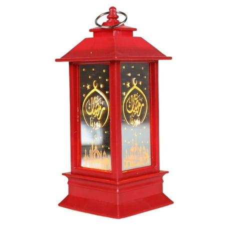 

Famure Wooden LED Night Light Islam Muslim Eid Mubarak Ramadan Decorative Lamps-Craft Lantern for Festival Party Supplies Home Bedroom Decor DIY Gifts