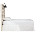 thumbnail image 3 of Signature Design by Ashley Casual Cambeck Twin Panel Headboard  Whitewash, 3 of 6