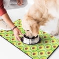thumbnail image 2 of Pet Feeding Mat with Kawaii Avocado Lover Pattern, Durable Waterproof Dog Food Mat, Absorbent, Non-Slip, Quick Dry, Washable Mat Featuring Aesthetic Fruit Artwork, 2 of 7