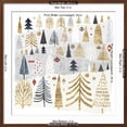 thumbnail image 5 of Art.com Christmas Chalet III Art Print by Victoria Borges, Brown Frame Wall Art, 29" x 29", 5 of 5