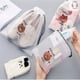 thumbnail image 2 of cs eva bolsa de cordón de dibujos animados con cordón bolsa de ropa de zapatos bolsa de embalaje de cosméticos bolsa de almacenamiento de oso bolsa de cordón blanco esmerilado 27*35 oso, 2 of 3