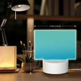thumbnail image 6 of Cauagu Teal Turquoise for Rectangle Acrylic Night Light - Acrylic Modern Bedside Light with LED Light Lamp Base - Decorative Night Lamp for Restaurant Bar Cafe Shop, 6 of 9