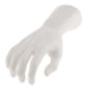 thumbnail image 5 of Plástico Maniquí Maniquí Derecho Mano Para Joyería Reloj Exhibidor Soporte Soporte Modelo Simulado Independiente Negro - Blanco SM SunniMix Mano de maniquí, 5 of 8