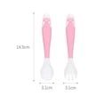 thumbnail image 6 of SHELLTON Baby Utensils Spoons Forks with Travel Safe Case for Toddler Babies, Feeding Training Spoon Easy Grip Bendable, Perfect Self Feeding Learning Stand Spoons Forks Pink, 6 of 6