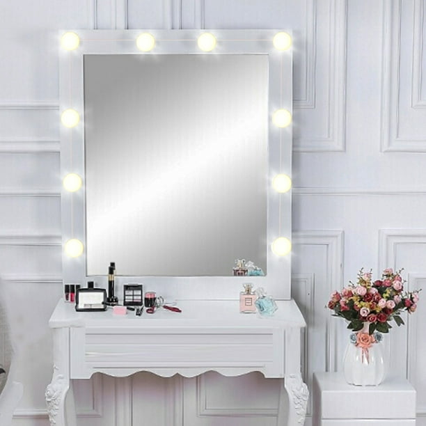 Lumière De Miroir,Lampe De Maquillage Portable Sans Fil