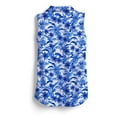 thumbnail image 4 of SCALES Mahi Mahi Womens Sleeveless Polo Navy, 2XLarge, 4 of 9