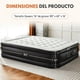 thumbnail image 2 of edx Cama con Colchón de Aire Tamaño Queen de 16 "con Colchones Inflables con Bomba Incorporados para Acampar, Colchón Interior, Cama de Aire para Invitados, 2 of 9