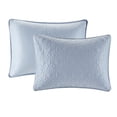 thumbnail image 5 of JERFIT Reversible King Size Bedspread Set with Shams, Oversized 120x118 Inch, Blue Cottage Quilted Bed Cover, Antimicrobial, Machine Washable Cotton Blend, 5 of 8