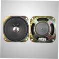 thumbnail image 3 of WESIEVYA 2Pcs Acoustic Audio Speakers Metal Black Compact Full Range Horn, 3 of 8