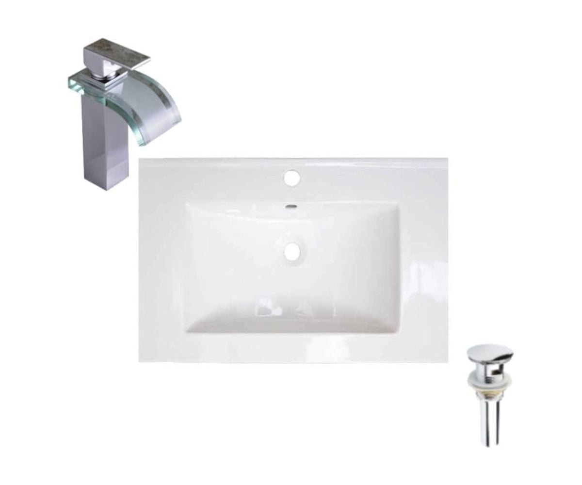 DROP Bath and Kitchen DR091429 Bathroom Vanity Top Set