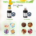 thumbnail image 3 of Trituradora de hielo Blender Nahida Smoothies 1200 W con 3 tazas de 700 ml, 3 of 8