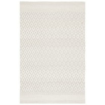 SAFAVIEH Marbella Ema Geometric Area Rug, Ivory/Black, 8' x 10'