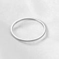 thumbnail image 4 of Meidiya 1mm Titanium Steel Womens Plain Band Knuckle Stacking Midi Ring Silver/Gold Color All-match Decorative Glittery Simple Couple Thin Ring for Anniversary Size 4 to 10, 4 of 7