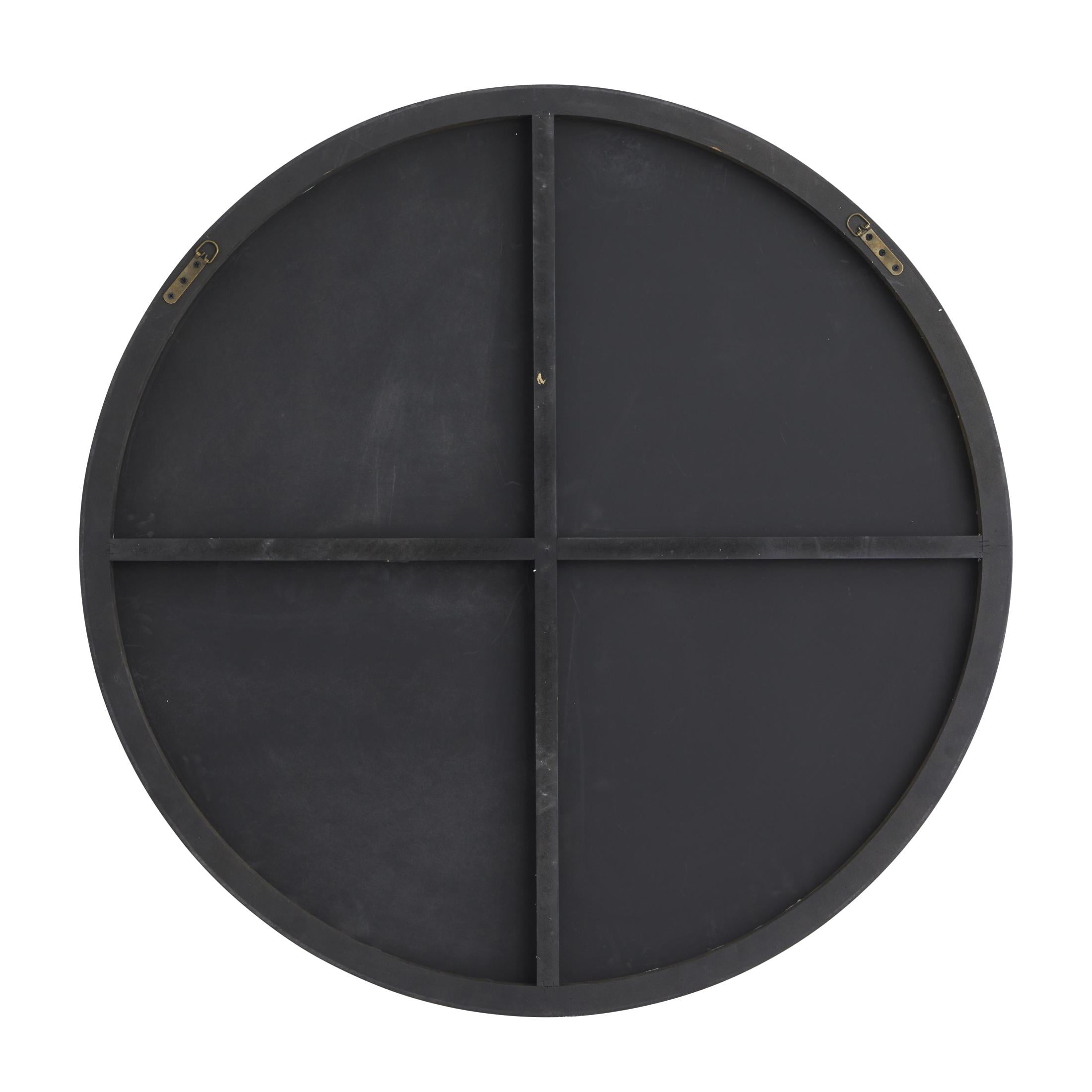 DecMode 42" x 42" Gold Wall Mirror with Thin Frame