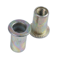 thumbnail image 2 of 100Pcs Flat Metric Steel M5 Blind Insert Rivet Nut, 2 of 9