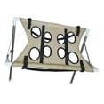 thumbnail image 3 of 23.6*15.7'' Dog Grooming Hammock Stand, Foldable Pet Bath Holder Shower Chair, Iron Pet Bath Stool for Small & Medium Dogs Cats With Washable Mesh, Joint Support During Bathing Salon Use(Gray), 3 of 3