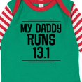 thumbnail image 4 of Inktastic My Daddy Runs Half Marathon Boys or Girls Long Sleeve Baby Bodysuit, 4 of 5