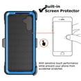 thumbnail image 6 of Takfox Case For Samsung Galaxy A13 5G,Shockproof Heavy Duty Rugged Locking Swivel Holster Belt Clip Kickstand Full Body Hard Shell Phone Cover Case,Blue, 6 of 7