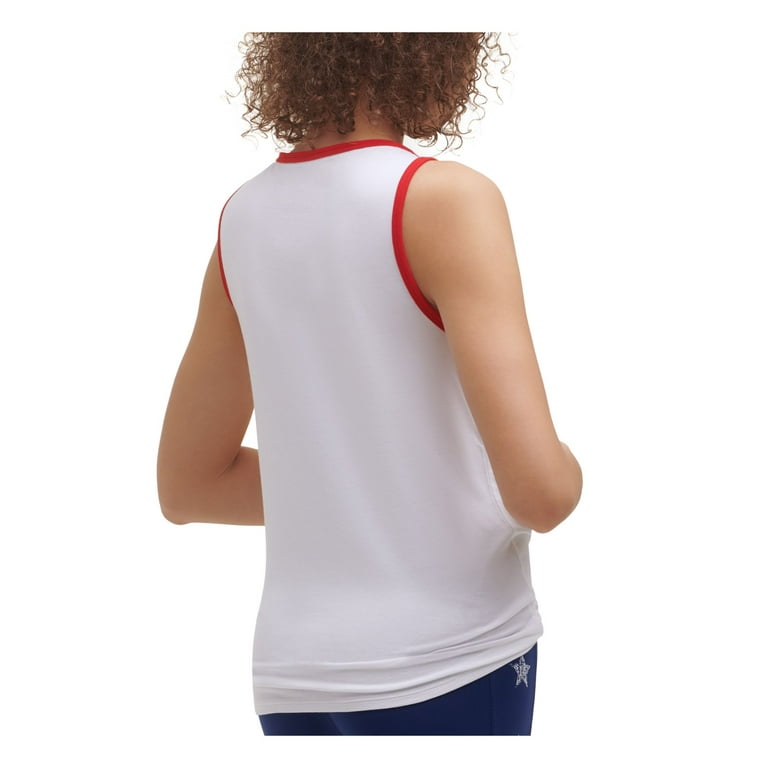 Tommy hilfiger white tank top hotsell