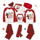 thumbnail image 1 of Pijamas familiares a juego de Navidad Silly Santa Christmas es para Jesús, conjunto de pijamas grises, 1 of 3