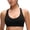Black, variant on Butterluxe Racerback Sports Bras for Women V Neck Padded Wireless Athletic Yoga Crop Top