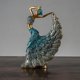 thumbnail image 3 of s de de Escultura de de resina Adornos de Bronce Figura bailarina de pavo real, 3 of 5