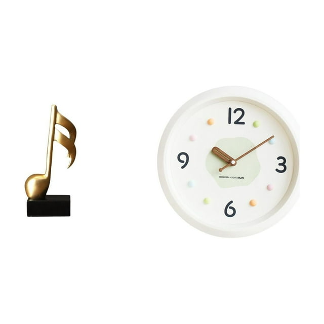 Reloj de mesa de resina con forma de armonioso. Figura creativa con y números . Decoración moderna para colgar en la pare