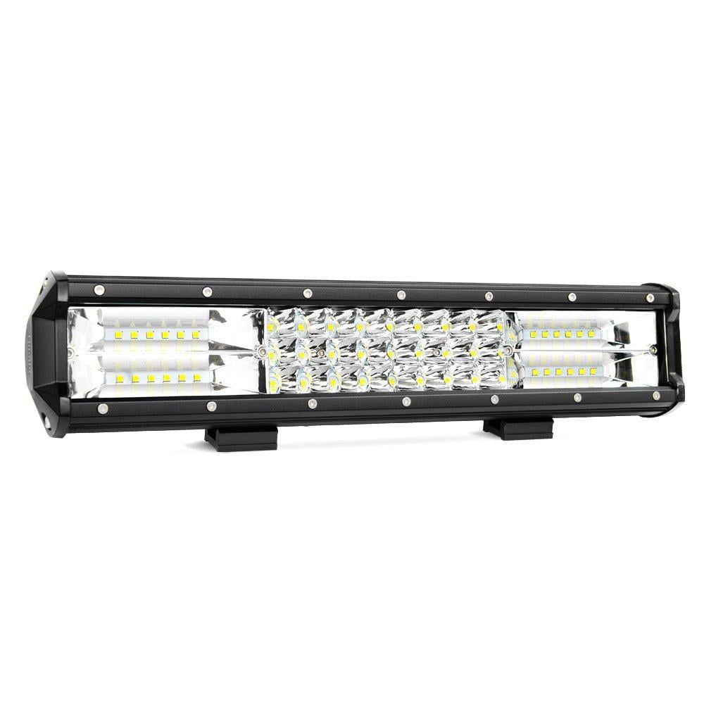 Nilight LED Light Bar 15Inch 216W Triple Row Flood Spot Combo Beam Led Bar Driving Lights Boat