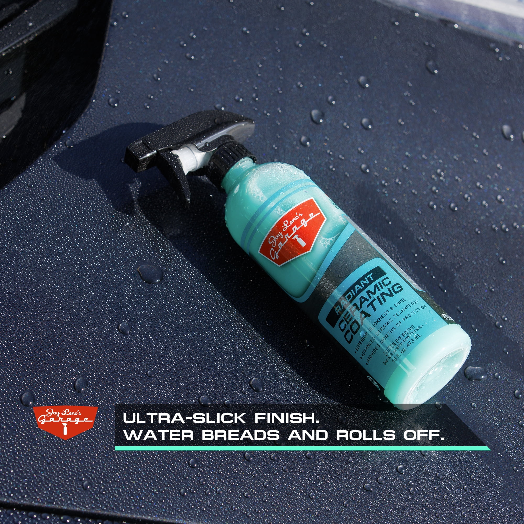 (2 pack) Jay Leno's Garage Radiant Ceramic Car Sealant (16 oz) - Coat, Seal & Protects Car Paint
