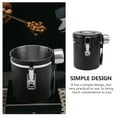 Coffee Bean Jar Sealed Bottle Black Storage Canister Airtight Coffee Container Vacuum Container