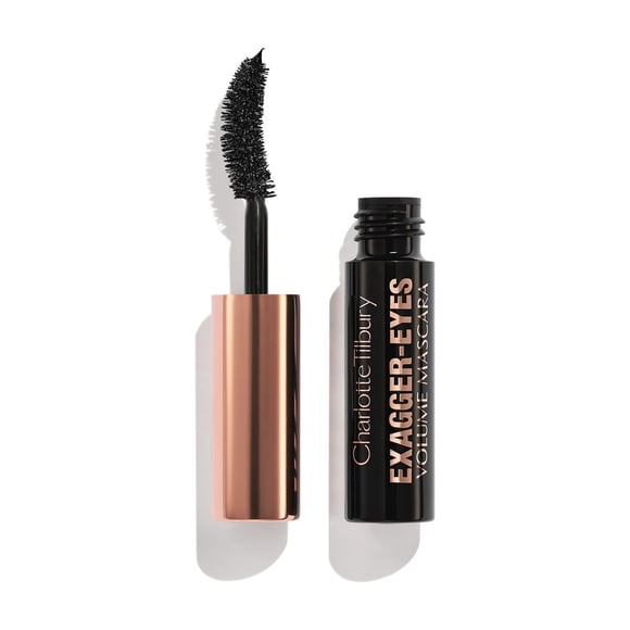 Charlotte Tilbury Mascara Volume Instantané Exagger-Eyes – Mascara Volumisant, Allongeant, Sans Grumeaux avec Tenue de 28 Heures Anti-Bavures et Anti-Peluches – Formule pour Toute la Journée