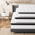 thumbnail image 4 of Tvdfgts 12 inch King Size Mattress, Cooling Gel Memory Foam Mattress in a Box,Individual Pocket Spring Hybrid Mattress with Pressure Relief & Motion Isolation,Soft and Comfort,Medium-Firm,CertiPUR-US, 4 of 10
