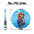thumbnail image 3 of Qekee Mario Print Compact Makeup Mirror Folding Mini Pocket Mirror Portable Hand Mirror Double-Sided 2 x 1x Magnification for Woman Girls-Round Shape, 3 of 9