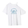 thumbnail image 4 of Camiseta para mujer, ropa de verano, ropa deportiva, camiseta con cuello redondo para vacaciones SG, 4 of 7