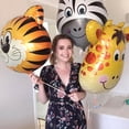 thumbnail image 2 of Party Balloon Aluminum Foil Cartoon Animal Balloon Home Hotel Restaurant Inflated Decoration, Type 2, 2 of 7