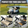 thumbnail image 5 of Pzuqiu Golf Cart Seat Towel Breathable Universal Golf Cart Seat Blanket Polynesian Print Easy Installation Machine Washable Compatible Club Car and More 2 Passenger Golf Carts, 5 of 7