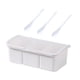 thumbnail image 1 of Contenedor de condimentos Frascos de especias Dispensador de especias Utensilio de cocina Almacenamiento de condimentos 3 rejillas, 1 of 9