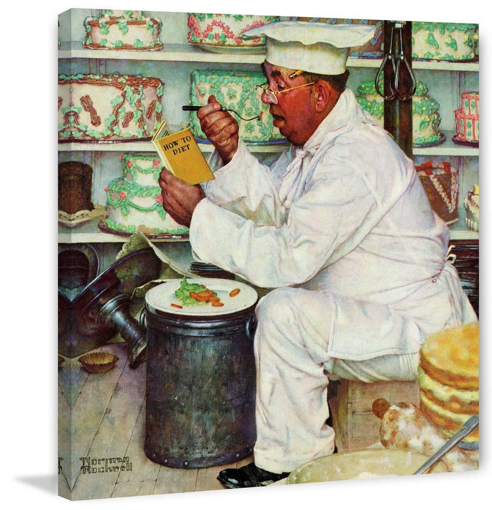 Marmont Hill How to Diet Canvas Wall Art