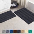 thumbnail image 1 of Alfombras de baño Fuzzy Chenille antideslizantes, alfombras de baño, alfombras de baño a rayas extrasuaves y absorbentes para interior/cocina. LuxUrux  tapetes para baño, 1 of 1